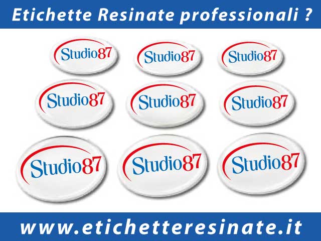 Etichette resinate Milano